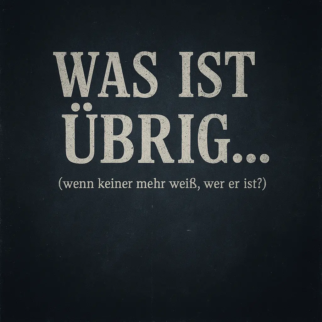 Was bleibt, wenn wir uns verlieren